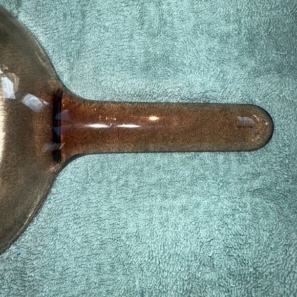 Corning Ware Vision Ware 7” Waffle Bottom Frying Pan Skillet Amber Glass FRANCE - Picture 3 of 7